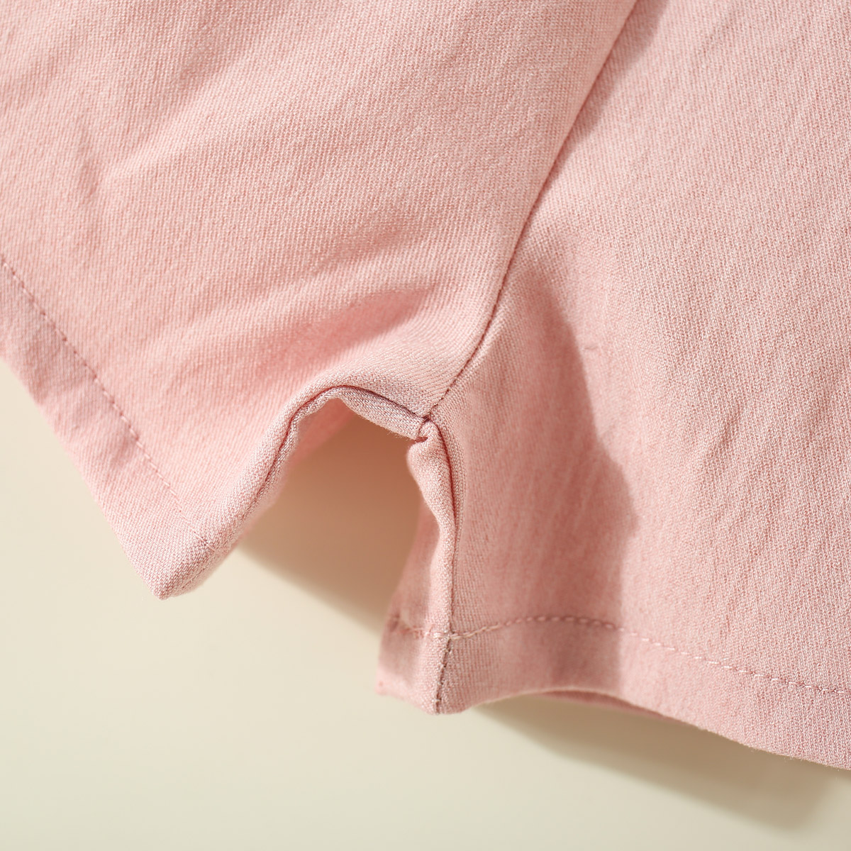 商详页和购物车加购品-限时促销价-hibobi Boby Baby Stylish Pink Strappy Solid Suit Wholesale