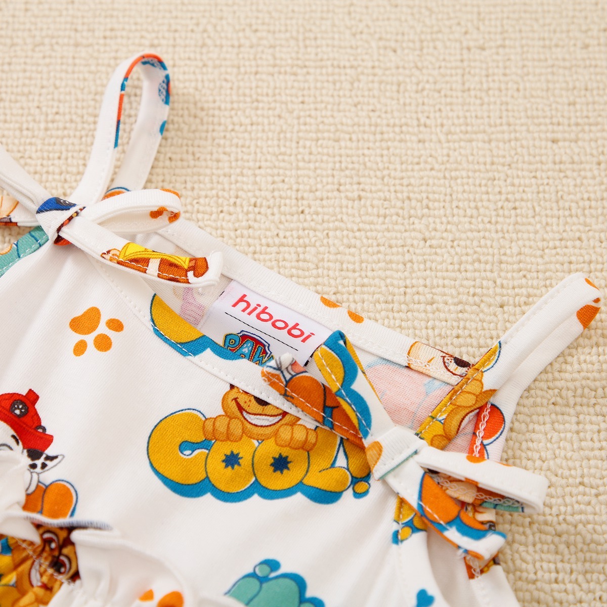 hibobi×PAW Patrol  Baby Girl Cute Print camisole top and shorts and Headband Wholesale