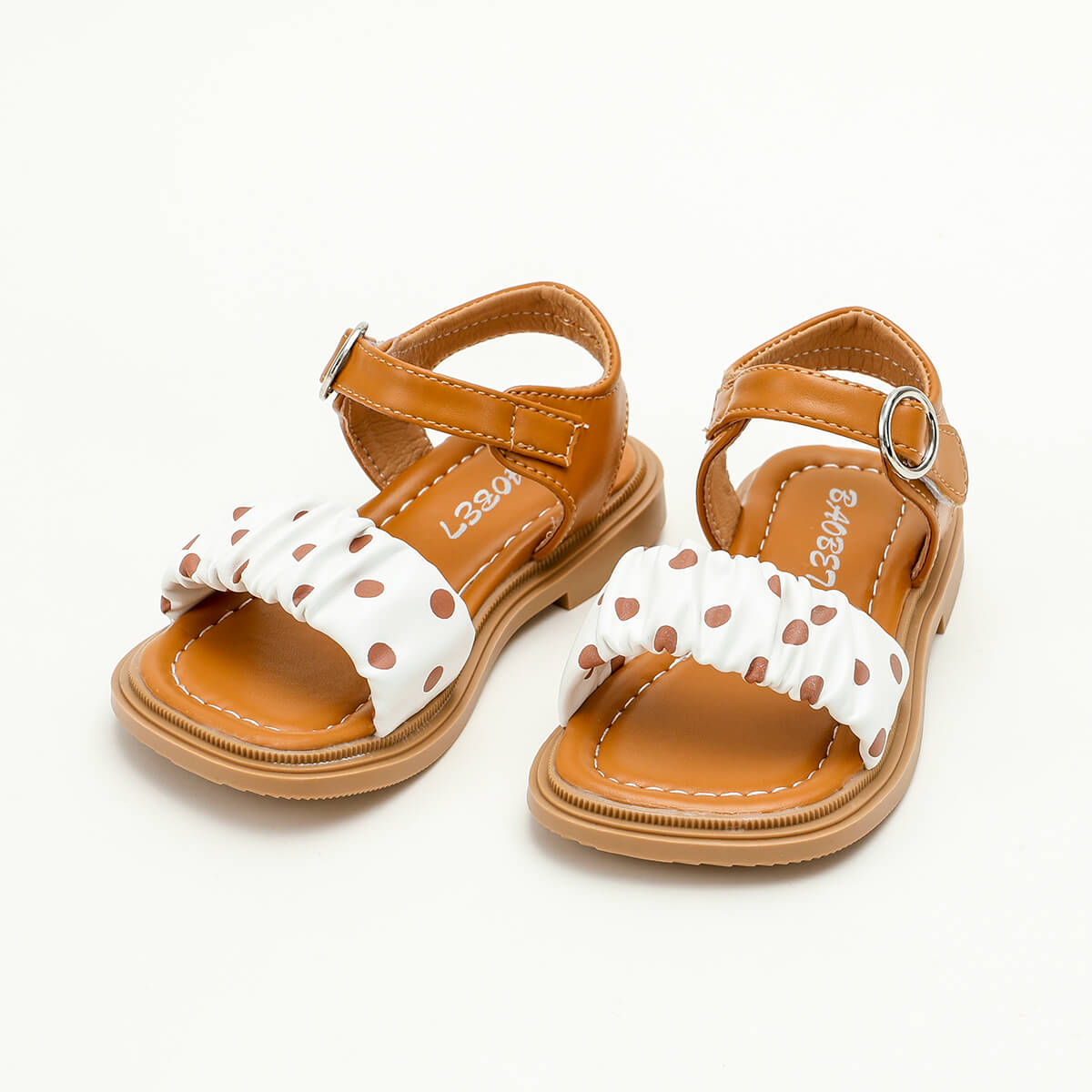 function4-Toddler Girl Polka Dot Pattern Sandals Wholesale