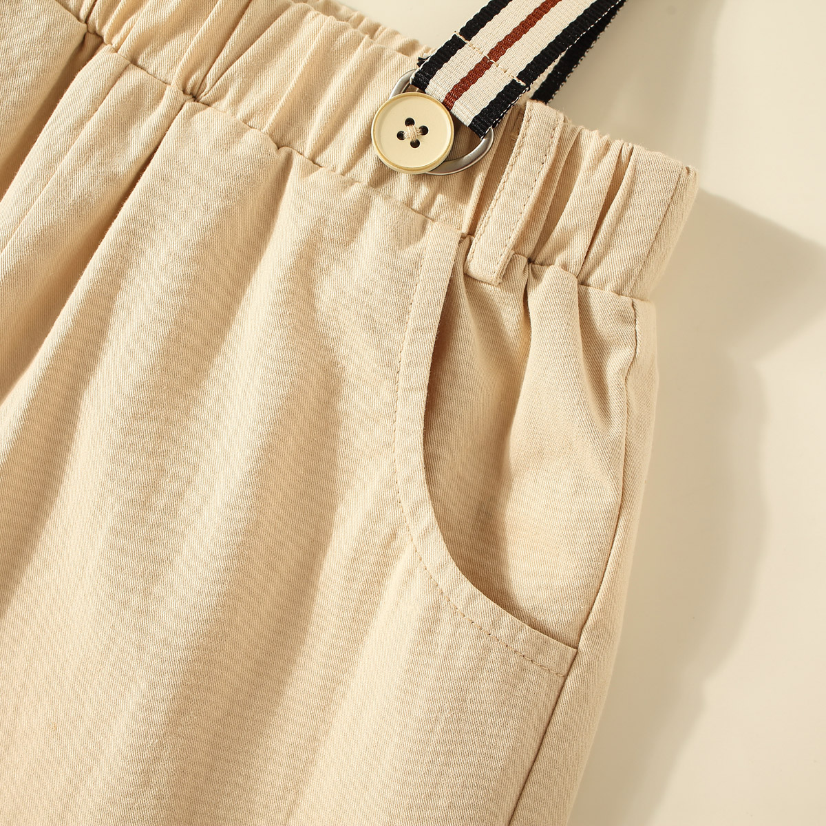 0元商品-Toddler Boy Stylish & Handsome Solid Colour Strappy Suit Wholesale