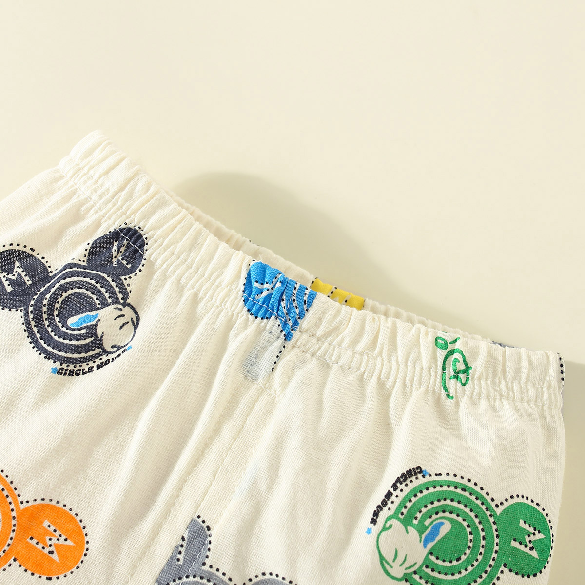 加购品2-会员价Toddler Boy Cartoon full print Top & Shorts Pajamas Sets Wholesale