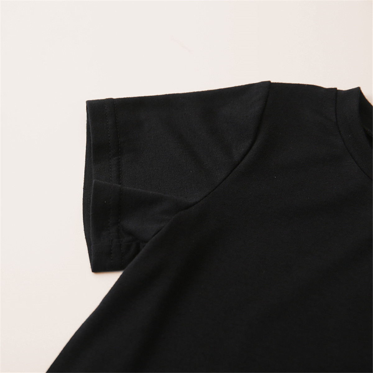 function6-Causal Letter Pattern Print Family Matching Tees Wholesale